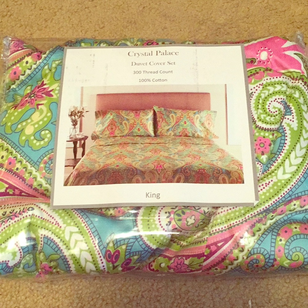 King sized duvet cover set